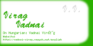 virag vadnai business card